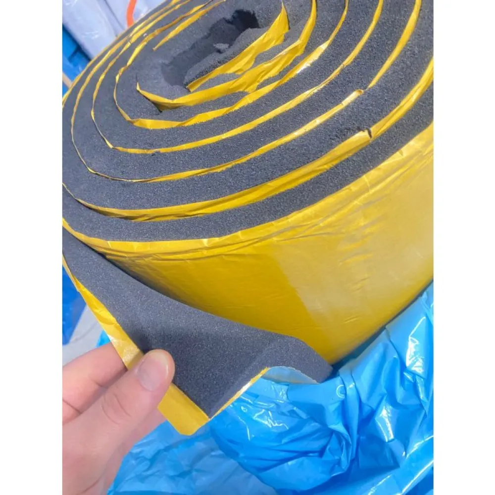 10mm Nfaf Düz sünger akustik Ses yalıtımı Süngeri Yapışkanlı 100 cm x 500 cm