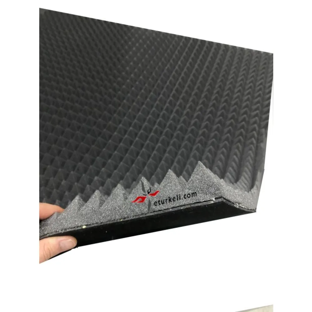 Ses Yalıtımı Bariyerli Piramit Sünger 43mm 100X100